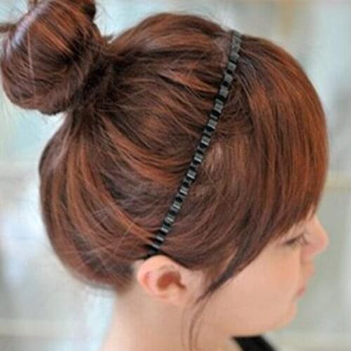 Korea Fine Hairpin Wash Face Hairpin Summer Wild Neutral Back Invisible Simple Wave Headband Headband