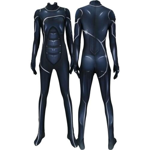 PS4 Black Cat Cosplay Costume Super villain Symbiote Black Cat Superhero Halloween Bodysuit Adults Kids Zentai Second Skin Suit