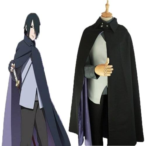Japanese Anime NARUTO NEXT GENERATIONS Cosplay Costume Full Sets Uchiha Sasuke Cosplay Costume Uniform BORUTO Cosplay Costume