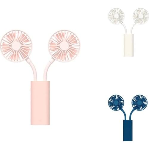 Small Handheld Fan,Dual Head Fan,2-In-1 Multi-Purpose Small Fan,Mini Personal Fan,3 Speed Adjustable,For Travel