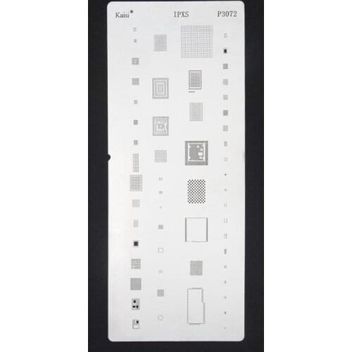 H05A 4PCS IC Chip BGA Reballing Stencil Kits Set Solder Template for iphone XS/XS Max XR/XR/X Motherboard