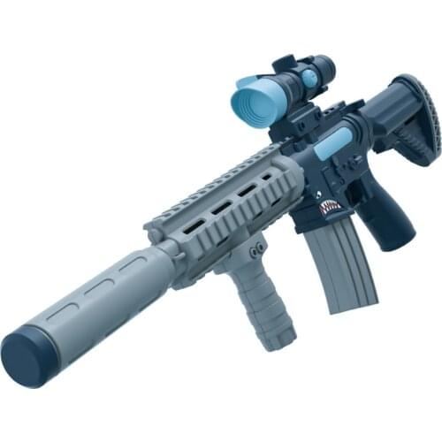 Variety Disassembly DIY Magnetic Assembly Gun Childrens Electric Sound and Light M416 Toy Gun Submachine Gun Boy Toy