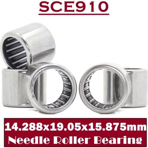 SCE910 Bearing 14.288*19.05*15.875 mm ( 5 PCS ) Drawn Cup needle Roller Bearings B910 BA910Z SCE 910 Bearing