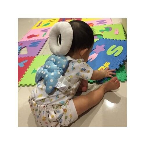 Baby Toddler Head Pillow Child Protective Cushion for Learning Walk Sit Infant Boys Girls Cute Angel Wings Anti-fall Safety Pad