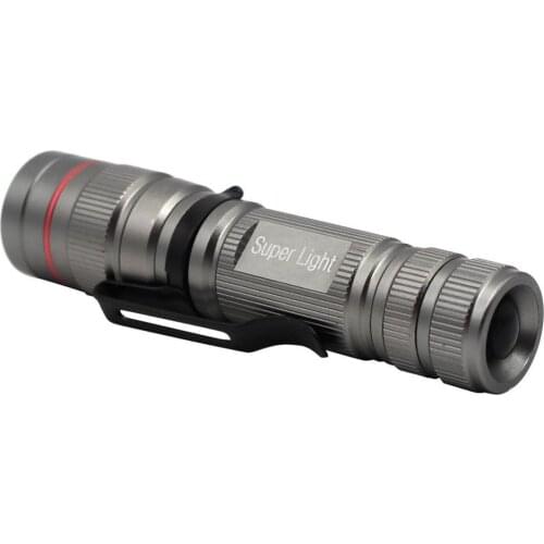 Portable Torch Light Q5 Led flashlight zoom in out Small Penlight Flash Light Mini Powerful light Hunting By AA Battery