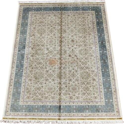 Seeykeep™ 6x9ft Silk Handknotted Oriental Traditional Persian Rug-NY3016217