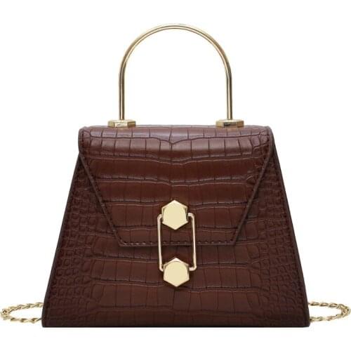 Stone Pattern PU Leather Crossbody Bags For Women 2021 Fashion Small Cross Body Brand Designer Lady Shoulder Bag Luxury Handbags