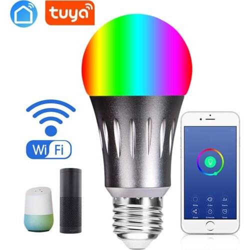 Tuya app Smart LED Bulb Switch WiFi Light Colorful Light Illumination Compatible with Google Assistant