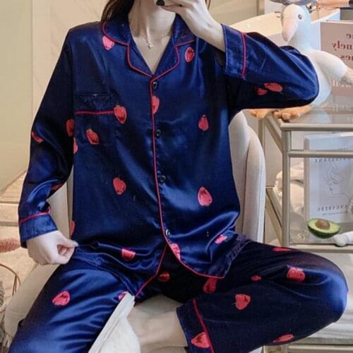 2021 Spring Summer Women Men Pajamas Sets Plaid Printed Long Sleeve +Long Pants Sleepwear Turn-dowm Collar Soft Casual Nightwear