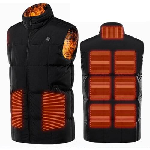 Winter Smart Usb Electric Heating Vest Thermal Clothing Women Outdoor Thermal Warm Vest Fishing Hunting