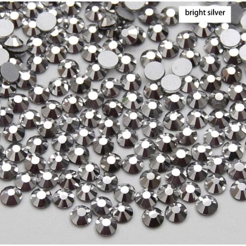 1440pcs SS10 2.8mm Hot Fix Rhins tones Clear Flatback Iron-on Crystal Strass Hotfix Rhinestones handmade for dress accessor