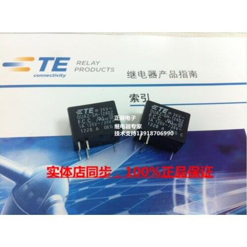 5pcs/lot New and original TE Power Relay OUAZ-SH-124L Converting 5PIN 1A