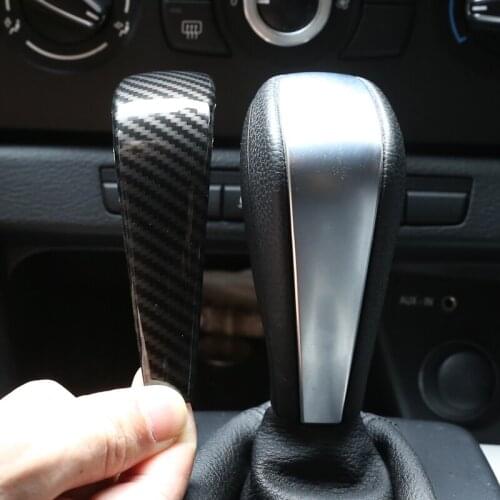Auto Accessories Interior ABS Gear Shift Cover Decoration Sticker For BMW 3 5 series E60 E70 E71 E90 E92 E87 X1 E84 Car Styling