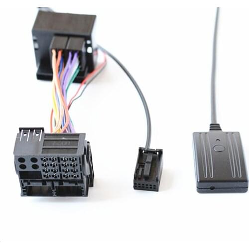 Car Bluetooth Receiver Aux Adapter For Ford Carnival Fox wins Mondeo PUMA / MK2 / MK3 / S-MAX Music MIC Support Song Change