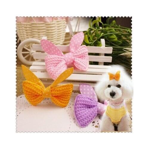 Free shipping Pet accessories wholesale and a little dog tire seal iris,Pet Headdress Flower 100pcs/lot
