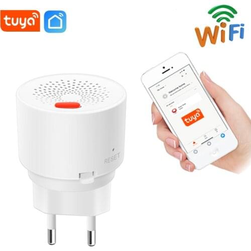 TUYA Smart WIFI Gas Detector Combustible Household Smart Gas Alarm Sensor Wireless Home Alarm System Support Tuya SmartLife APP