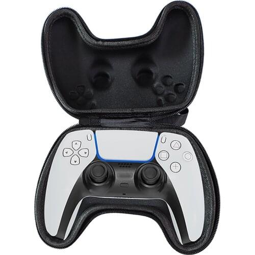 EVA Storage Case for PS5 DualSense Controller Travel Carrying Case Shockproof Shell Protective Bag for PS5 DualSense Gamepad