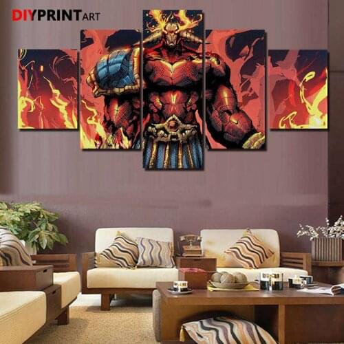 Dota2 Sven Rogue Knight 5 Pcs/set Posters and Prints Painting Living Room Home Decoration Wall Art Paintings