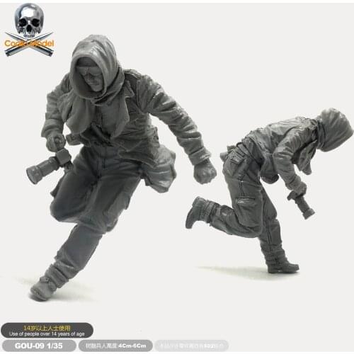 1/35 Resin Figure Soldier Model Kits self-assembled Gou-09