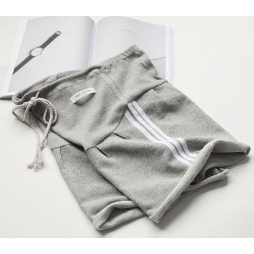 Cotton Maternity Pants Shorts Summer New Loose Casual Belly Support Clothes