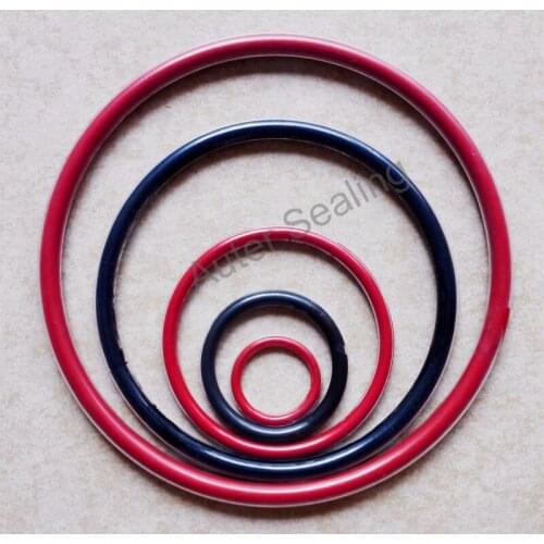 OR 9 SIZES FEP+FKM FEP- ORING Encapsulated O-ring rubber ring FEP+FPM ORING