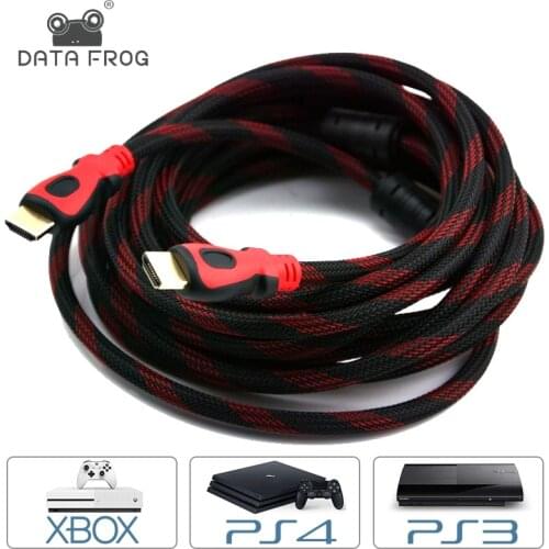 DataFrog HD Connect Cable For PS3/PS4/XBOX/Nintendo Switch/TV/TV Box/Computer 1.5M/3M/5M/10M HD To HDMI-compatible Cable