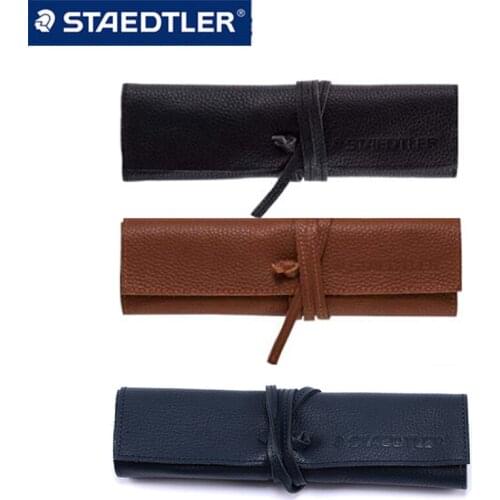 1PCS STAEDTLER leather pencil case 900 LC-BK / CA business pencil case painting pen business leather pencil case