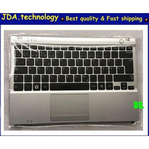 MEIARROW New/orig Palmrest topcase FOR SAMSUNG NP350U2 NP350U2A NP350U2B European keyboard Upper cover C shell