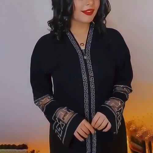 2021 Dubai Abayas For Women Caftan Marocain Muslim Modest Kimono Long Sleeve Plus Size Boubou Turkish Robe Diamond Evening Gowns