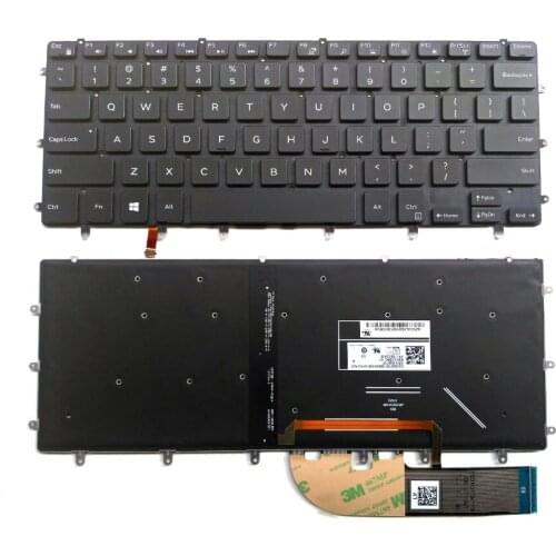 New US Backlit Keyboard For Dell Inspiron 15 7558 7568 XPS 15 9550 Series Laptop Keyboard NO Frame