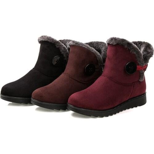 New fashion mother shoes cotton shoes warm cotton boots middle-aged and elderly snow boots