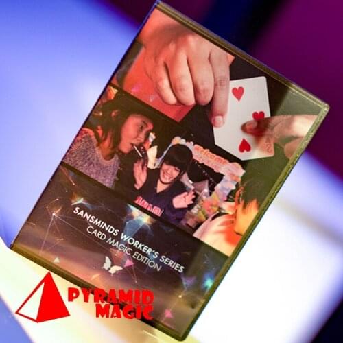 Pasteboard: SansMinds Workers' Series (DVD and Gimmick) / close-up street card magic trick / wholesale