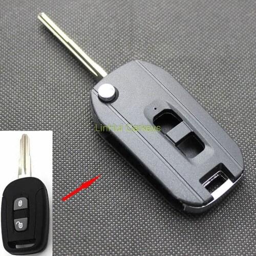 PINECONE Key Case for CHEVROLET CAPTIVA Key 2 Buttons Remote Key Modified Blank Key Shell Cover 1 PC