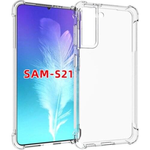 50pcs/lot For Samsung Galaxy S21 S20 FE Plus Ultra M62 F62 A02S M02 F41 M51 M31S nti-shockproof TPU Clear Transparent Back Case