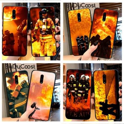 Riccu Firefighter Heroes Fireman Phone Case For Redmi Note 8 8A 7 6 6A 5 5A 4 4X 4A Go Pro Plus Prime