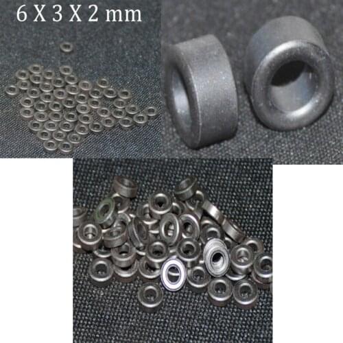 Ferrite Core 6X3X2mm Ferrite Cores Ring Anti-Parasitic Toroide Toroidal Bead Coil Ferrites Ferrous Suppression