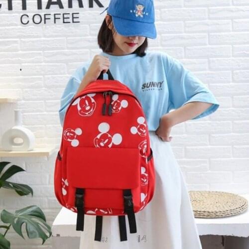 Disney 3D Cartoon Mickey Kids Schoolbag High Quality Polyester Boys Girls Backpack Mochila School Backpack