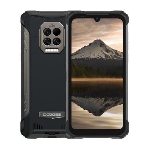 DOOGEE S86 Pro IP68 Waterproof Rugged SmartPhone 8GB+128GB Forehead Thermometer 8500mAh 6.1" Android 10 NFC 4G LTE Mobile Phone