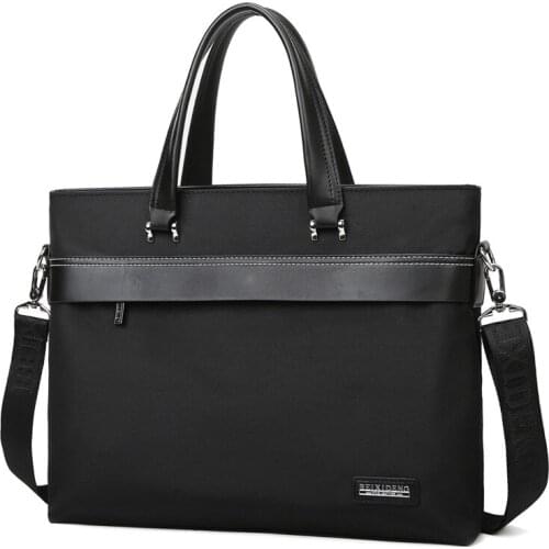High quality Oxford cloth mens handbag business large capacity computer bag waterproof and scratch proof messenger bag