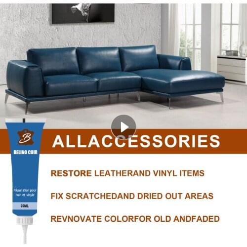 1Pc Advanced Leather Repair Gel Home Leather Complementary Color Repair Paste No Harm Chemical Leather Cleaner Car Seat Home