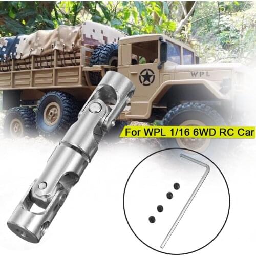WPL Rear Metal Drive Draft For 1/16 6WD RC Car Truck Rear Metal Drive Shaft Remote Control Toy Accessories RC Car Part