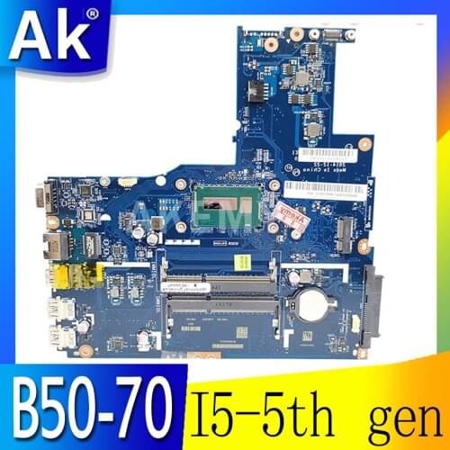 ZIWB2/ZIWB3/ZIWE1 LA-B092P Laptop motherboard For Lenovo B50-70 B50-80 E50-80 Test original mainboard I5-5th gen