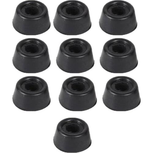 10pcs Hot Sale Pool Cue Protective Sleeves Rubber Bottom Support Pool Cue Tail Protective Sleeve Billiard Accessories