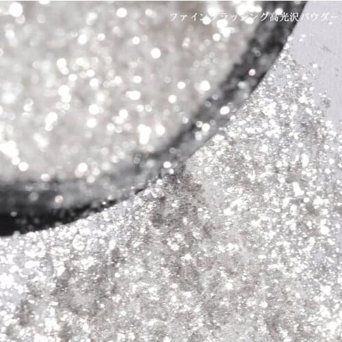 3g/1 jar Nail Fairy High Gloss Powder, Nail Art Pigments, Brightest Glitter Nail Dust, Nail Gloss Powder Chrome FT75