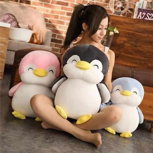 30cm/45cm/55cm Super Soft Penguin Plush Toy Cute Cartoon Animal Penguin Stuffed Doll Girls Lovers christmas kid present