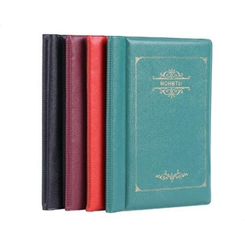 120 Sheets Coin Holder Coin Album Portable Penny Money Storage Book Case Folder Holder Collection Collecting Party Favors