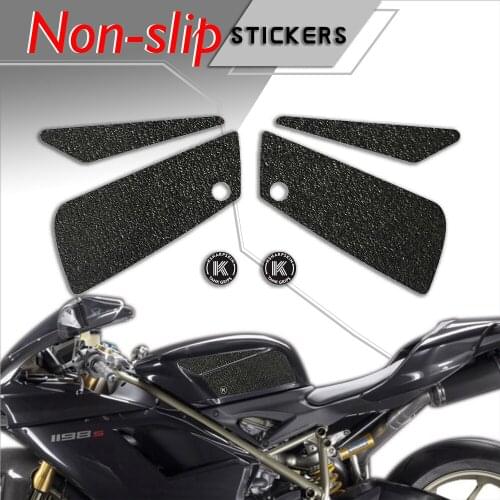 Motorcycle protection pad tank grip fuel tank pad sticker gasoline knee traction side Non-slip decals for DUCATI 08-13 848