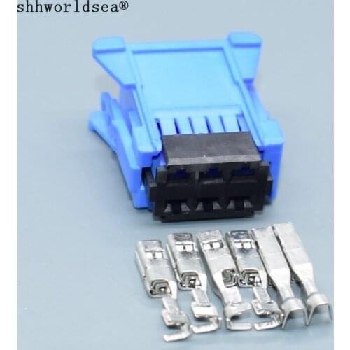 Worldgolden 6 pins Female Automotive Air Conditioner Speed Control Connector Auto Electronic Plug For Peugeot 197676E 98172-1004