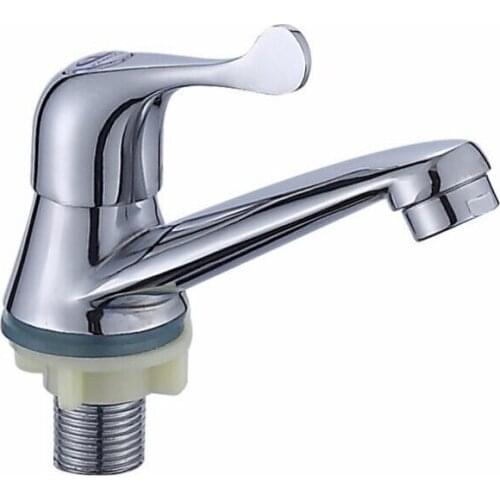 Zinc Material Chrome Plated Cold Water of Basin Tap