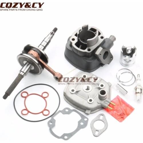 50cc cylinder kit & Cylinder Head Cap & High quality crankshaft for Malaguti F12 Phantom Firefox TDS LC F15 40mm/10mm 2T
